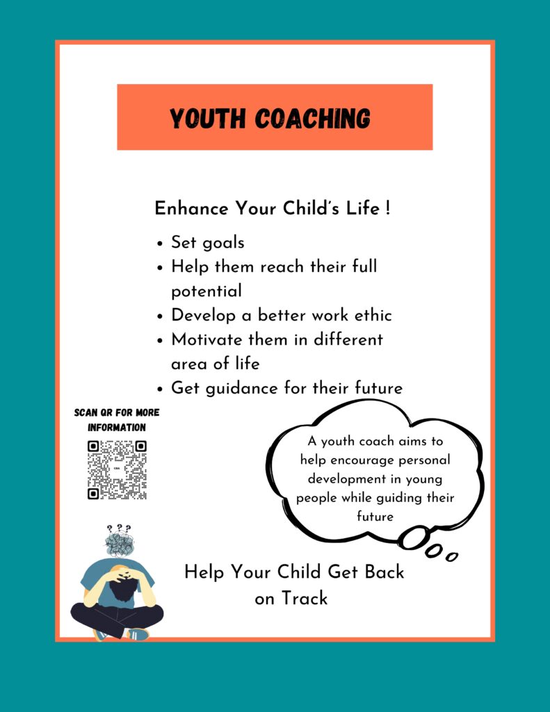 Youth coaching flyer promoting child development